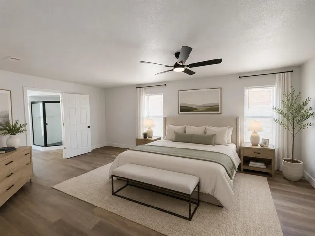 Virtually Stage Master Bedroom