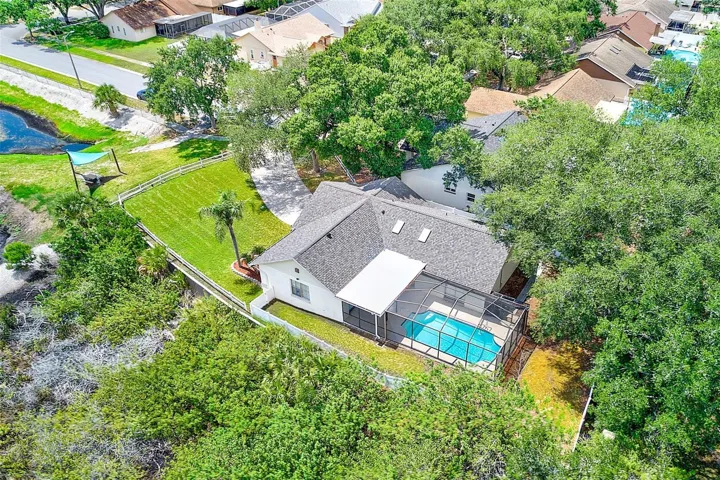 Aerial view of home