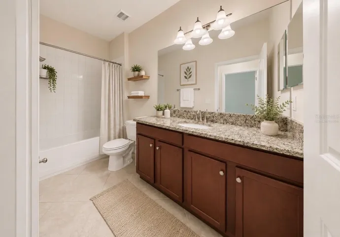 Virtually Staged Full Bath 2