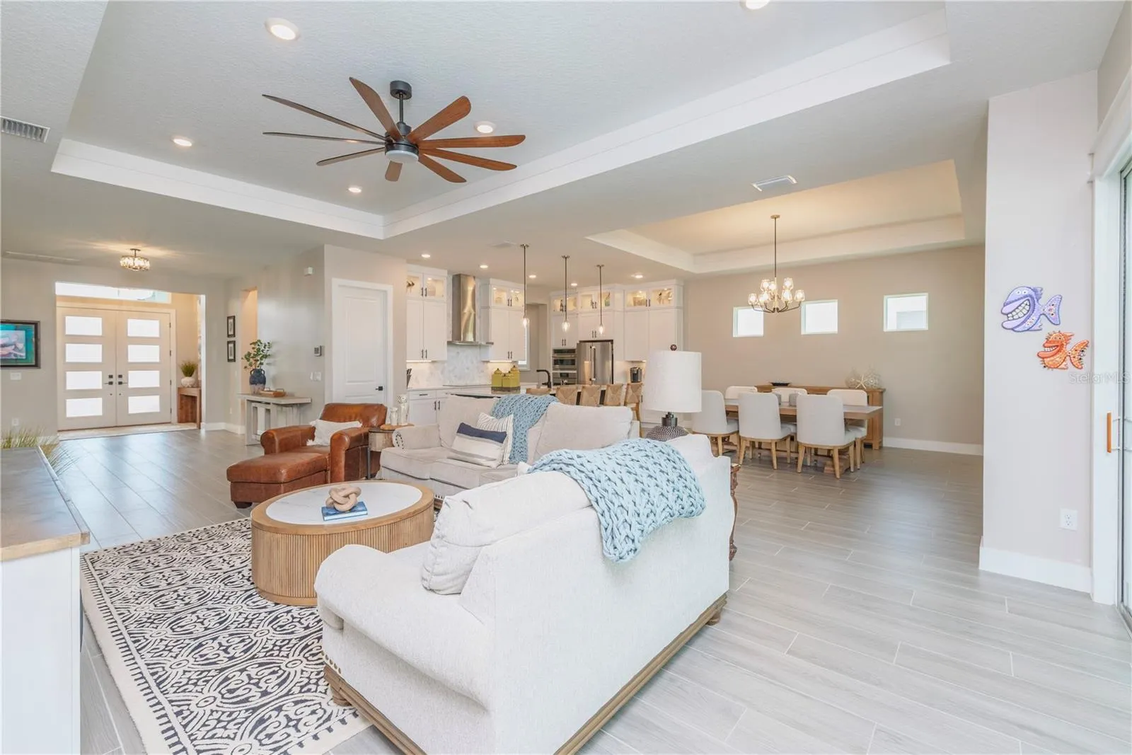 Open floor plan.