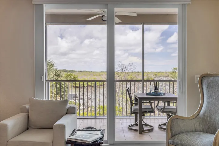 Living with view of waterway