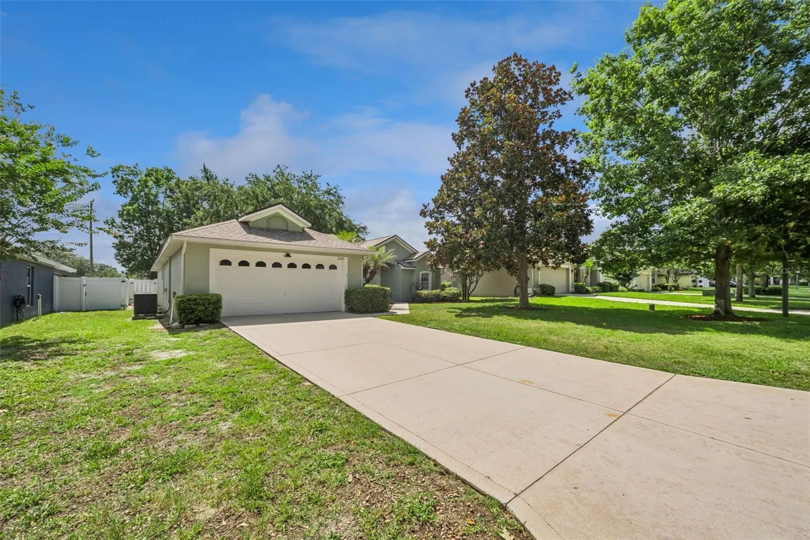 Front from left side of driveway
