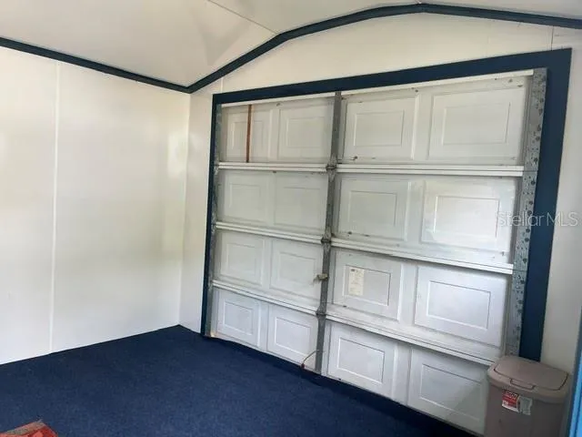 converted garage space-or man cave