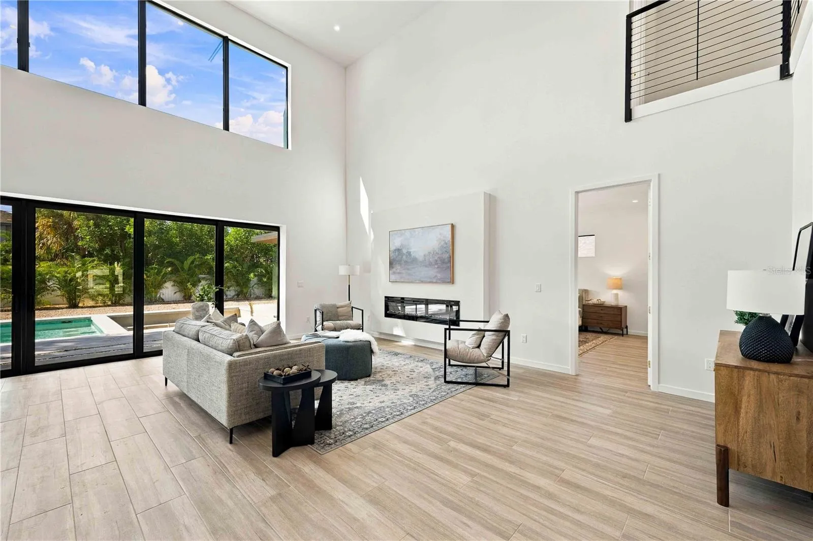Expansive open floor plan