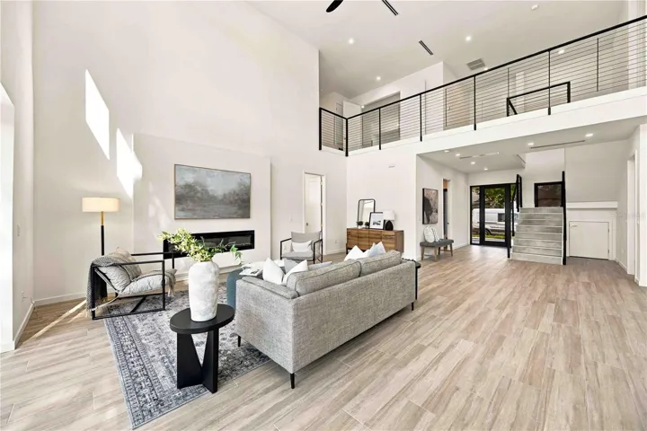 Expansive open floor plan