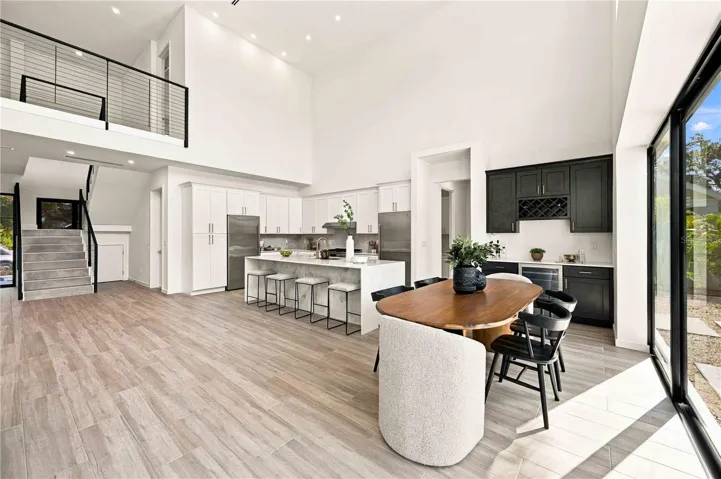 Expansive open floor plan