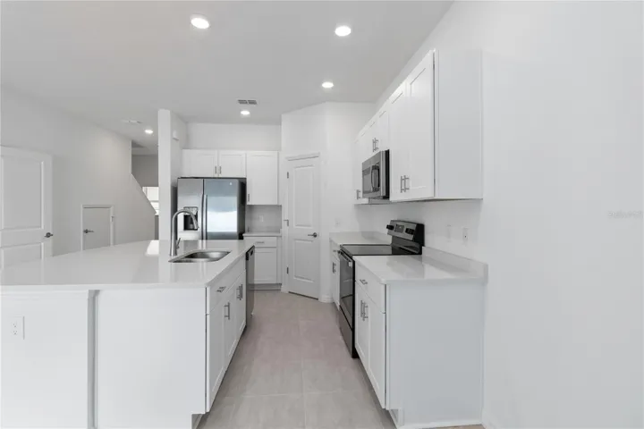 Kitchen with upgrades such as 42