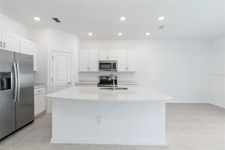 Kitchen with upgrades such as 42