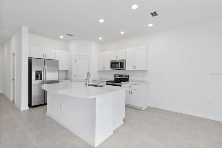 Kitchen with upgrades such as 42