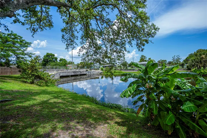 Tropical Landscaping and Peaceful Water Views
