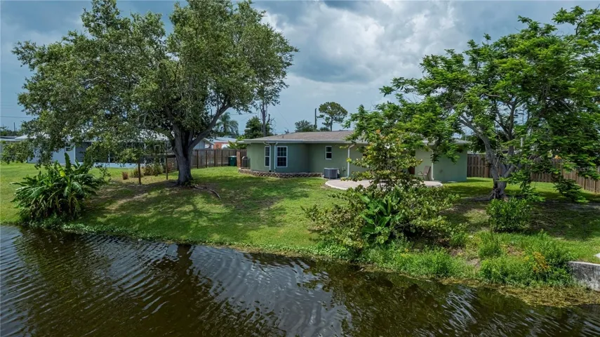Tropical Landscaping and Peaceful Water Views