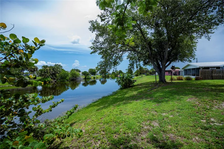Tropical Landscaping and Peaceful Water Views