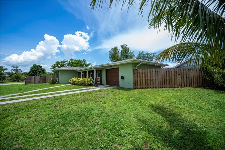 Fenced Backyard Offers Privacy