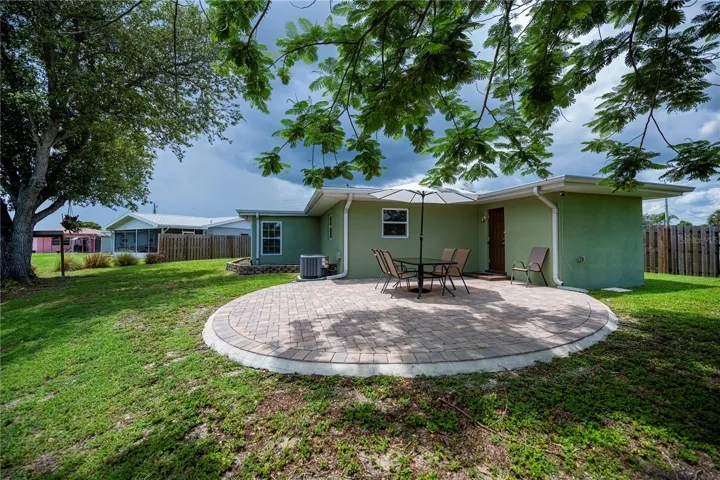 Expansive Circular Paver Patio