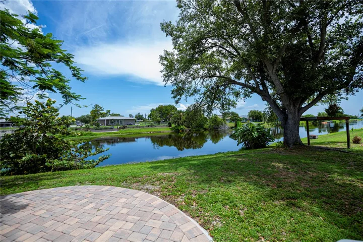 Tropical Landscaping and Peaceful Water Views