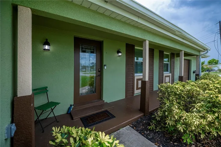 Covered Front Entry is Welcoming