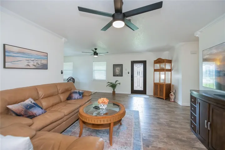 Immaculate Living Room Provides Great Open Space