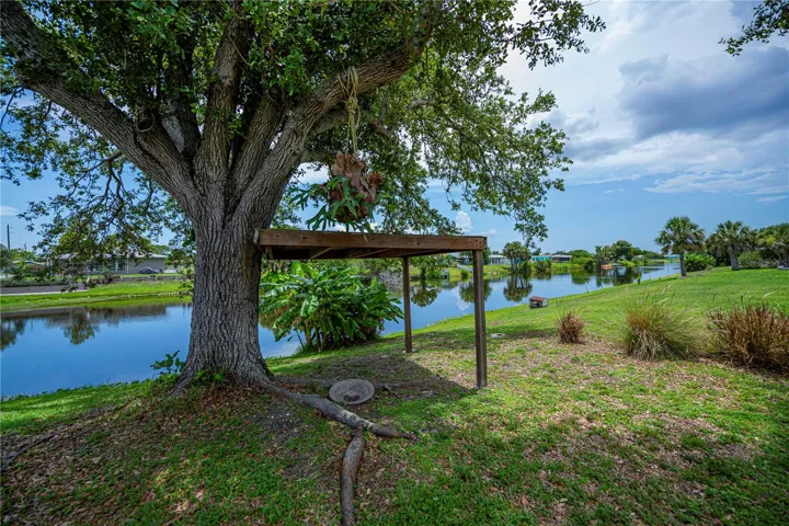 Tropical Landscaping and Peaceful Water Views
