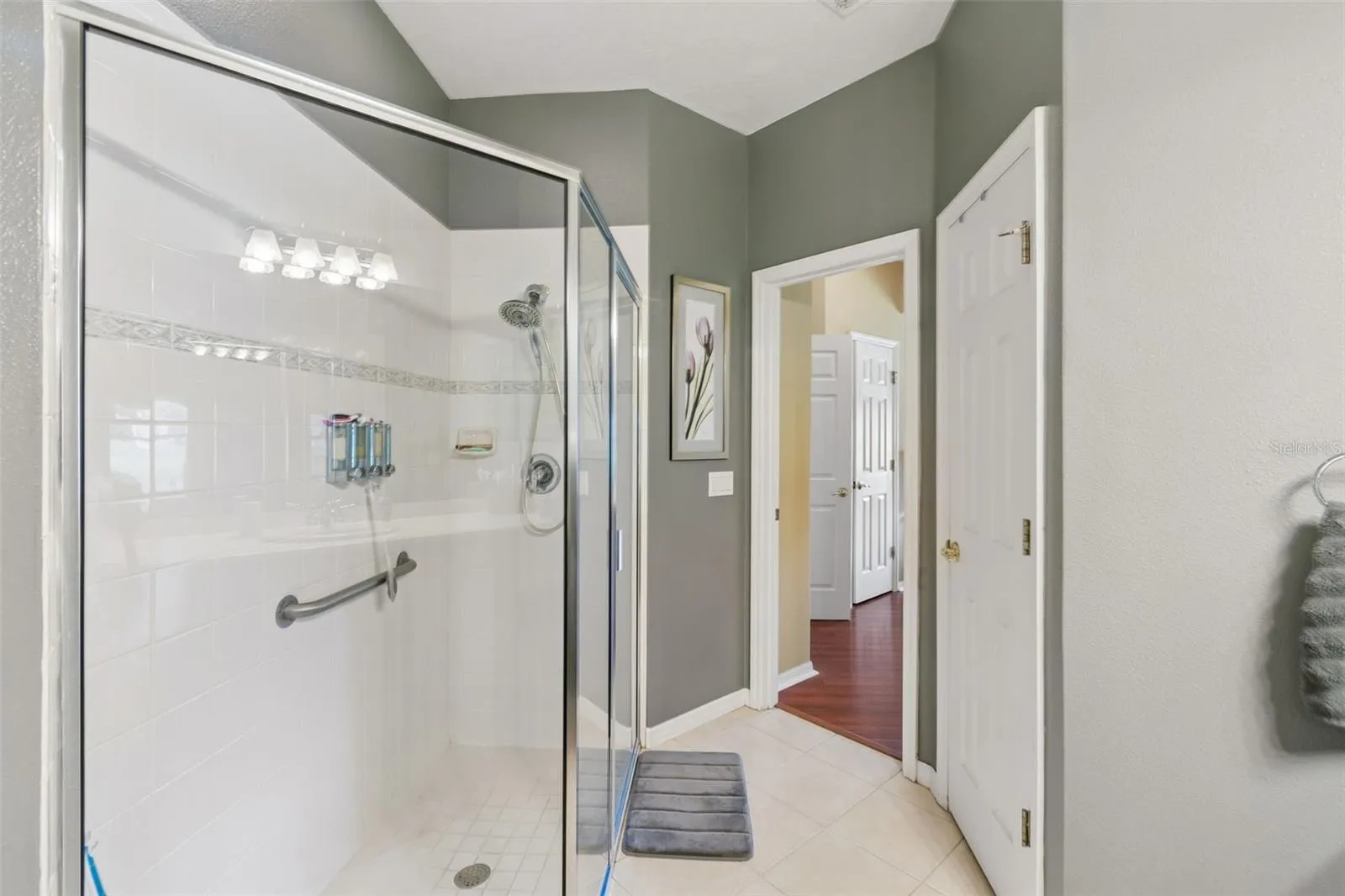 Large walk-in shower