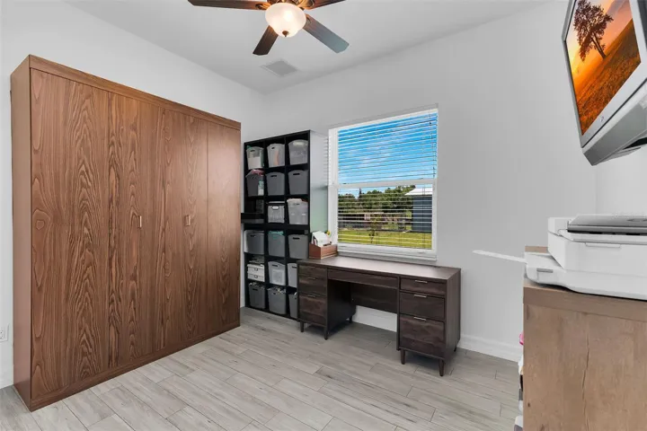 bedroom with Murphy bed