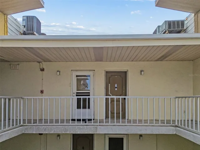 Open-courtyard style design for condo entrances.