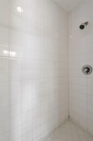 Walk-in Tiled Shower.