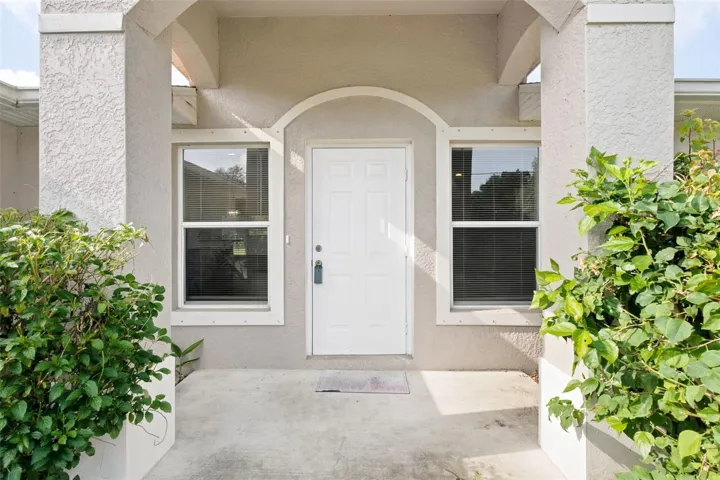 Covered Front Entryway.