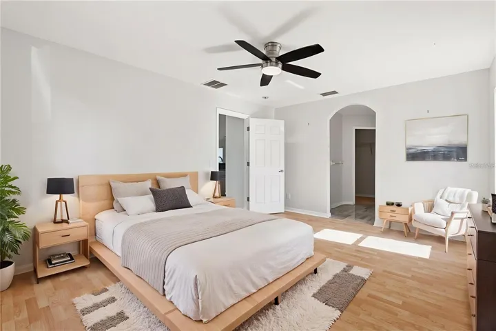 Generously Sized Primary Bedroom.