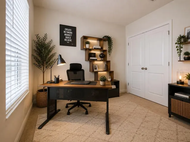 Office- virtually staged