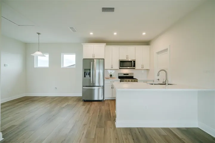 Family Room/Kitchen/ Dining nook