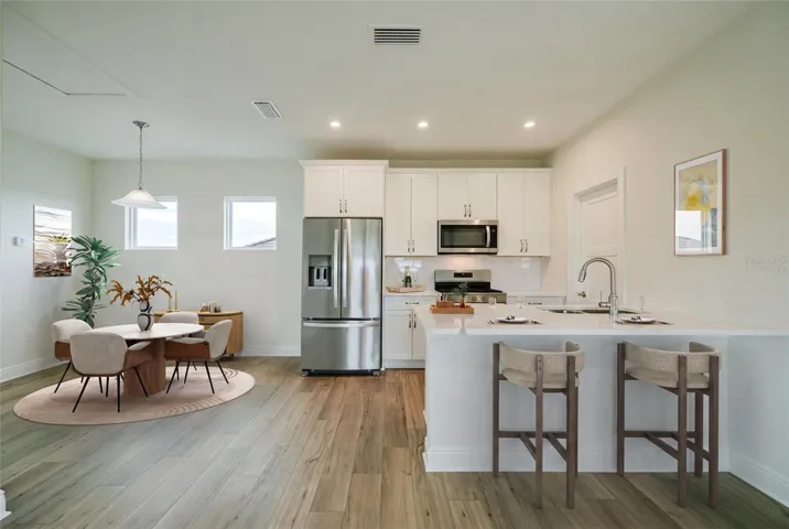 Virtually Staged Kitchen