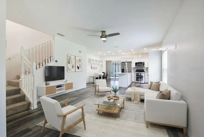 Family Room Staged