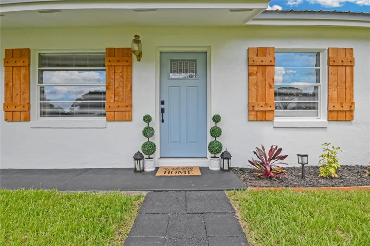 Front door.