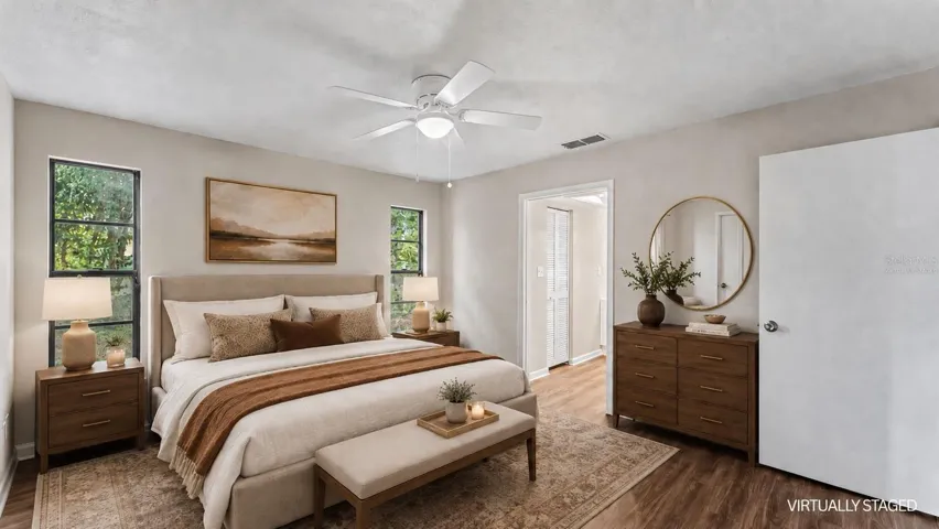 Primary Bedroom - Virtually Staged