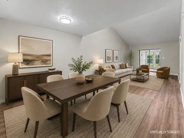 Dining/Living Room - Virtually Staged