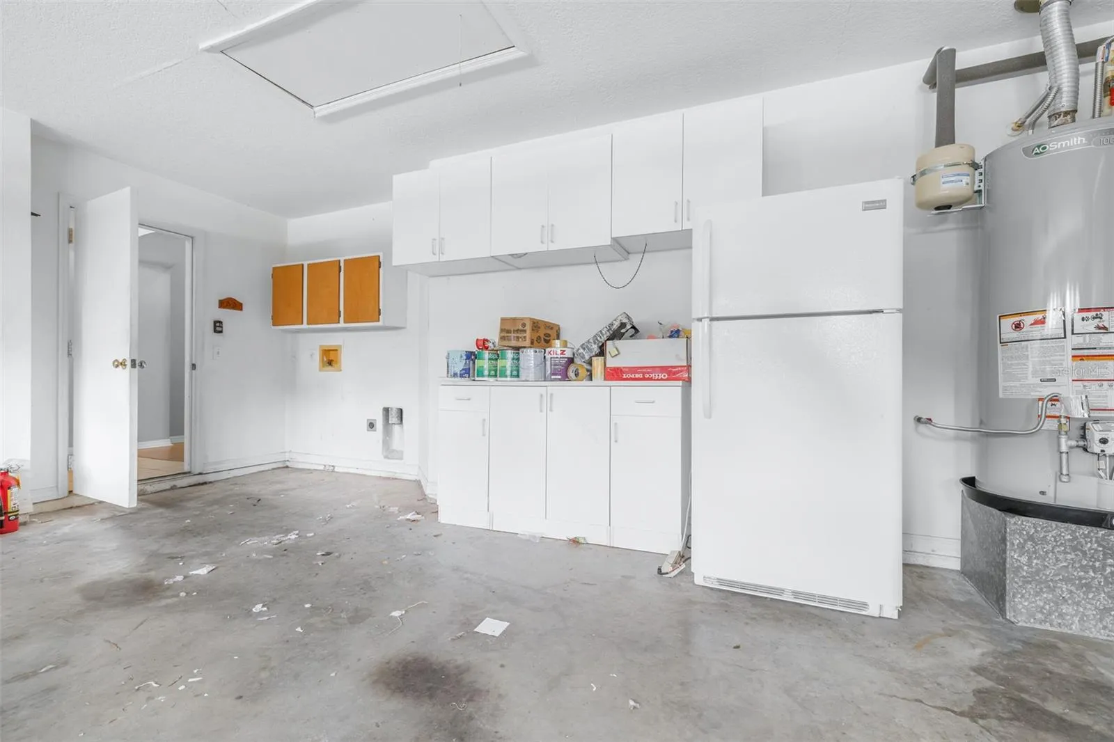Laundry located in the Garage