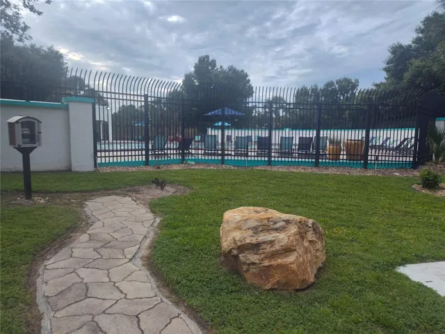 COMMUNITY POOL FENCED