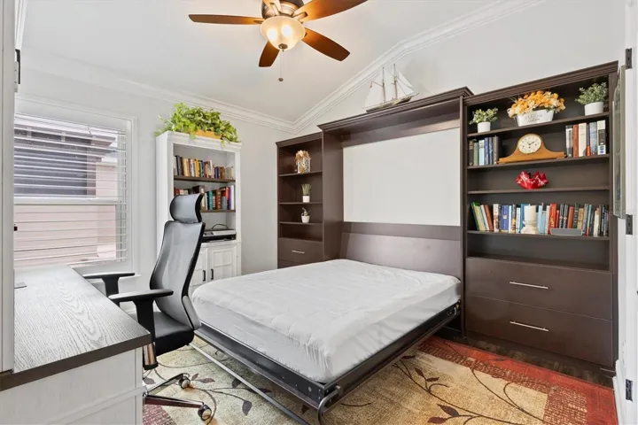 Guest Bedroom showing Murphy Bed