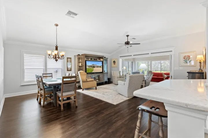 Dining and Living Rooms