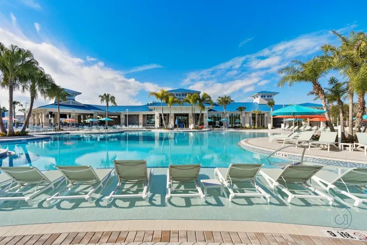 resort style pool