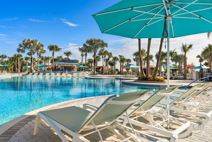 resort style pool