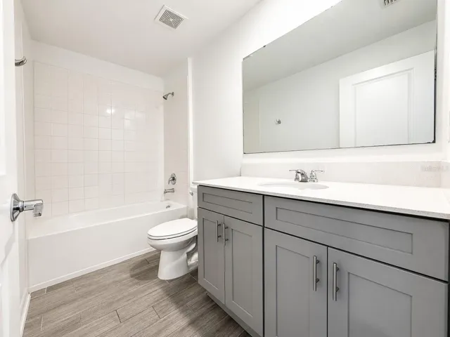 Hallway bathroom