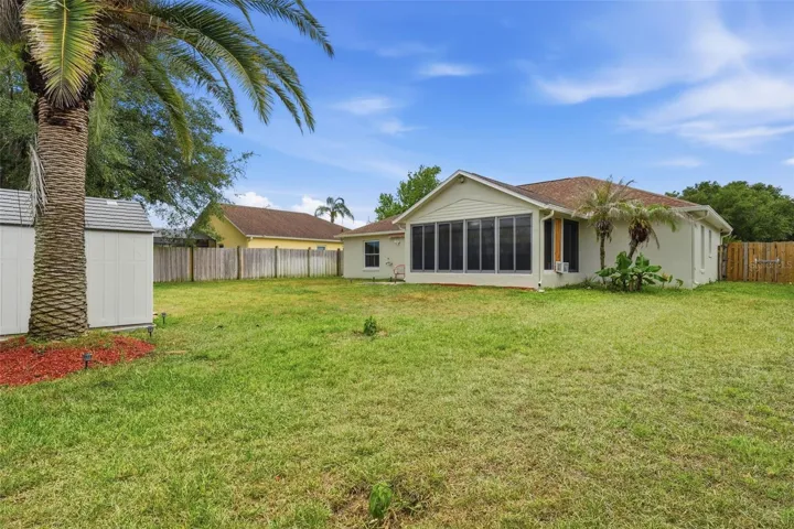 Fully fenced and room for a pool