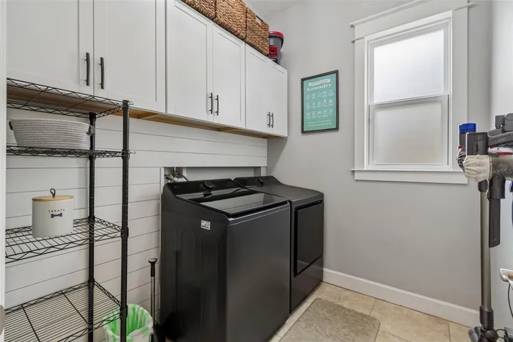 Laundry room with Shiplap