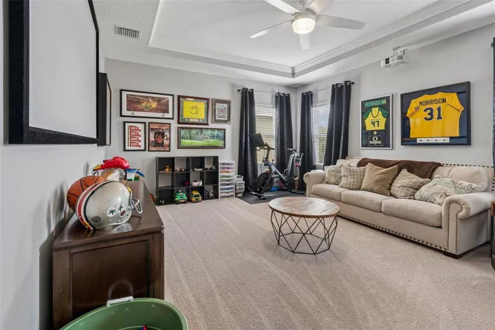Bonus Room w/ room darkening curtains