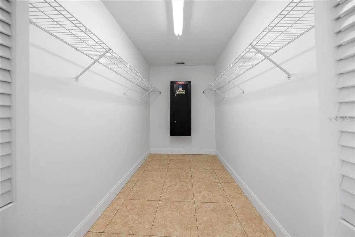 Primary walk in closet