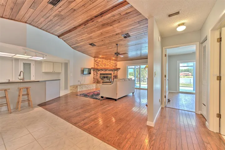 Open concept floor plan. View from front entrance