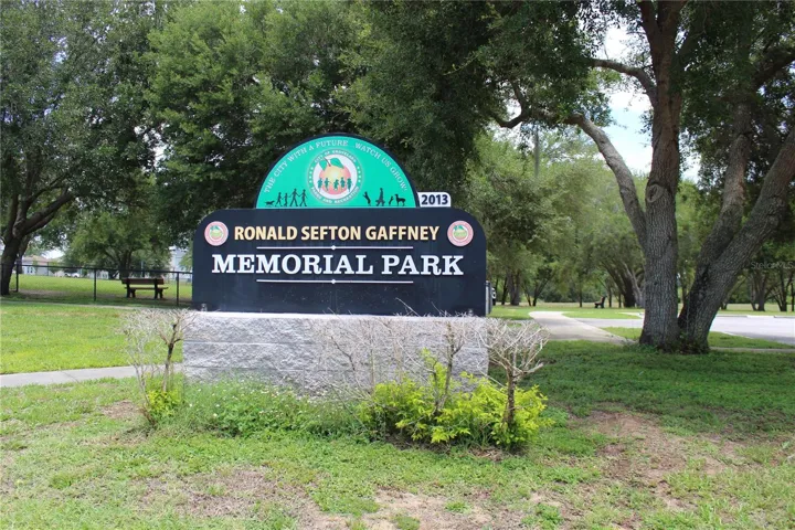 Memorial Park within Subdivision