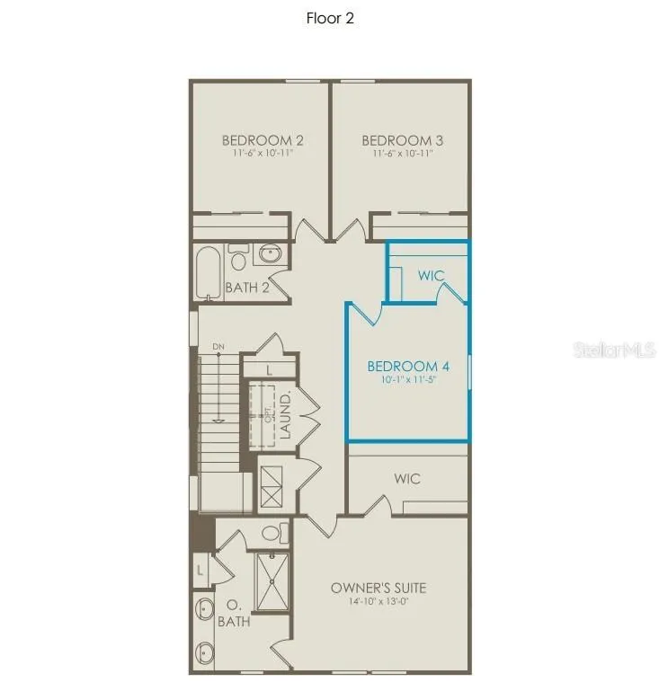 Floor Plan - Floor Two