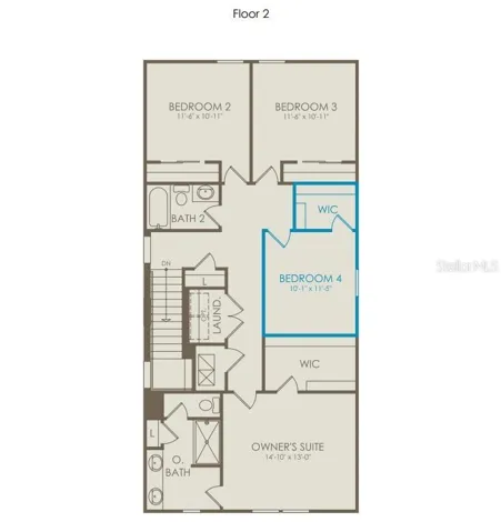 Floor Plan - Floor Two